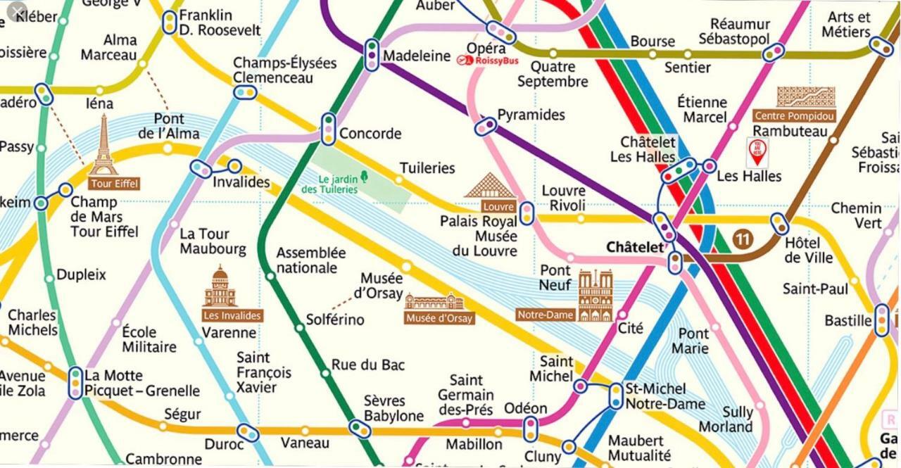 50M2 Rue Rambuteau/Pompidou/Marais/Hotel De Ville Paris Dış mekan fotoğraf